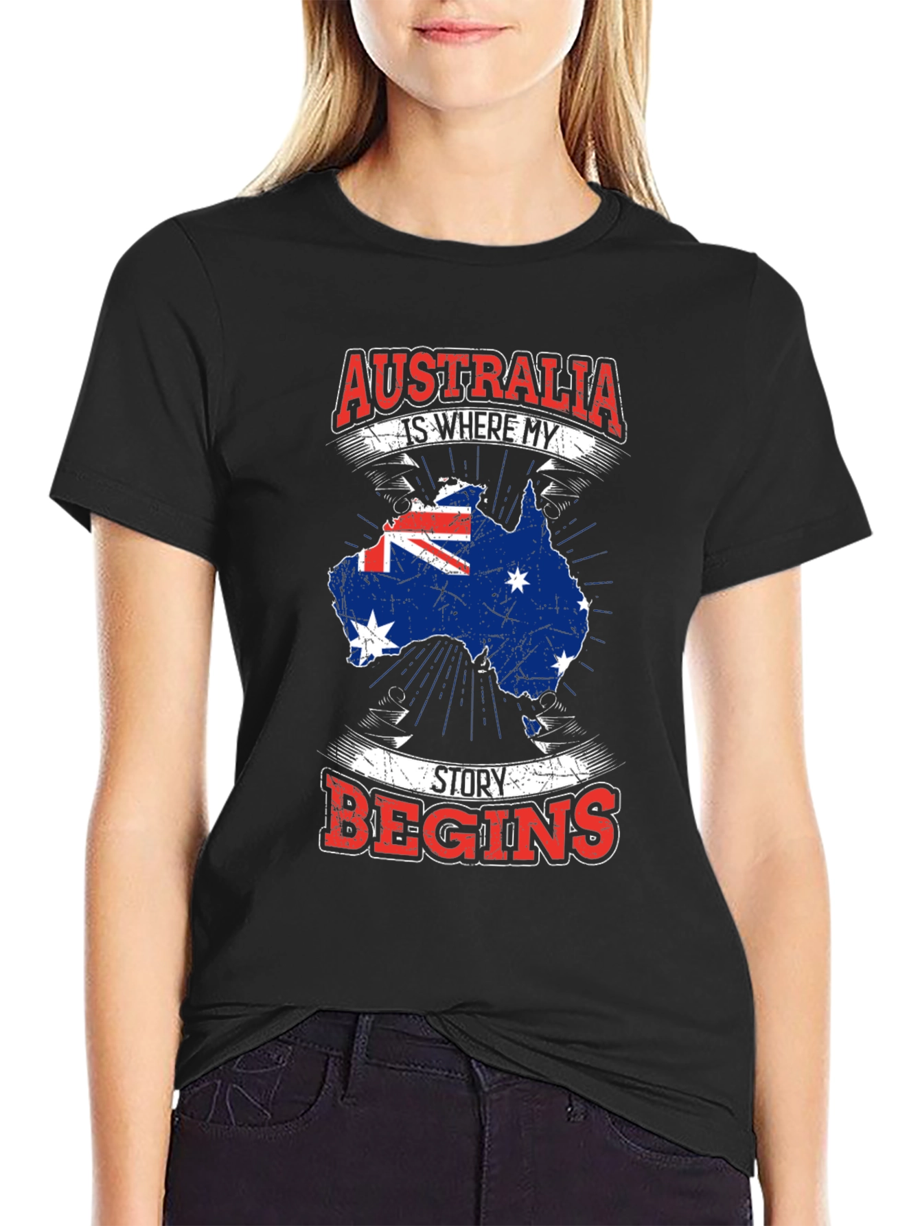 Australia Story Begins Graphic Tee