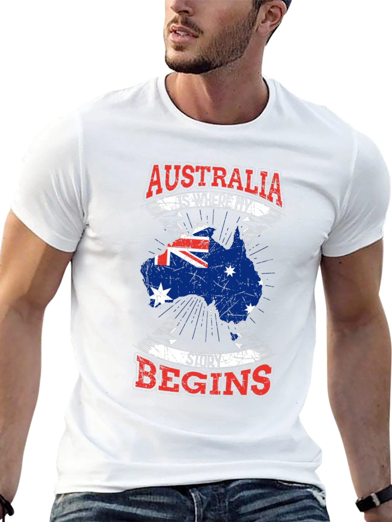 Australia Story Begins Graphic Tee
