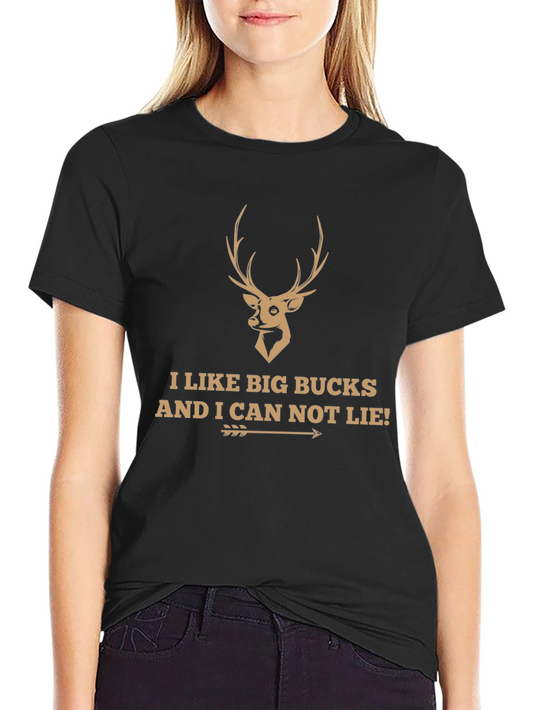 Big Bucks Graphic Tee - Funny Deer Hunting T-Shirt