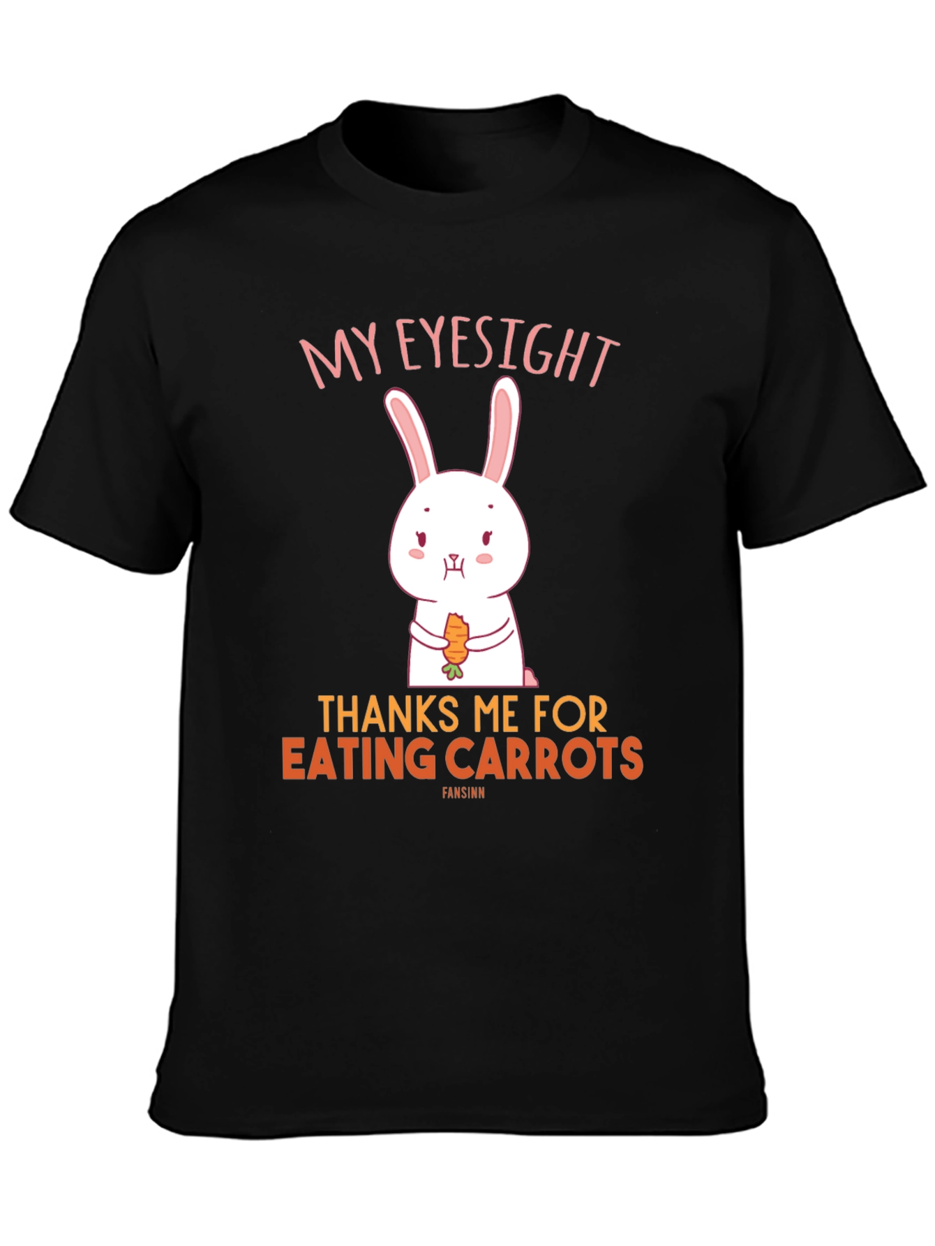 Funny Bunny Carrot Eyesight T-Shirt