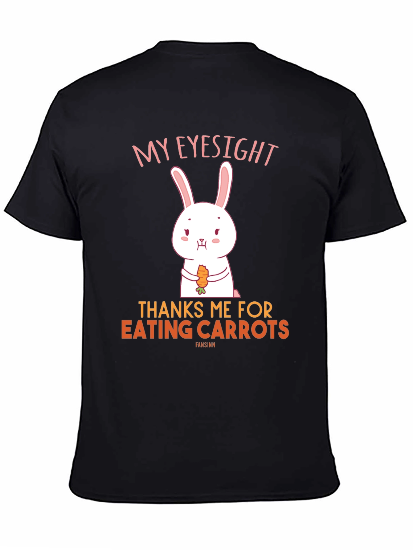Funny Bunny Carrot Eyesight T-Shirt