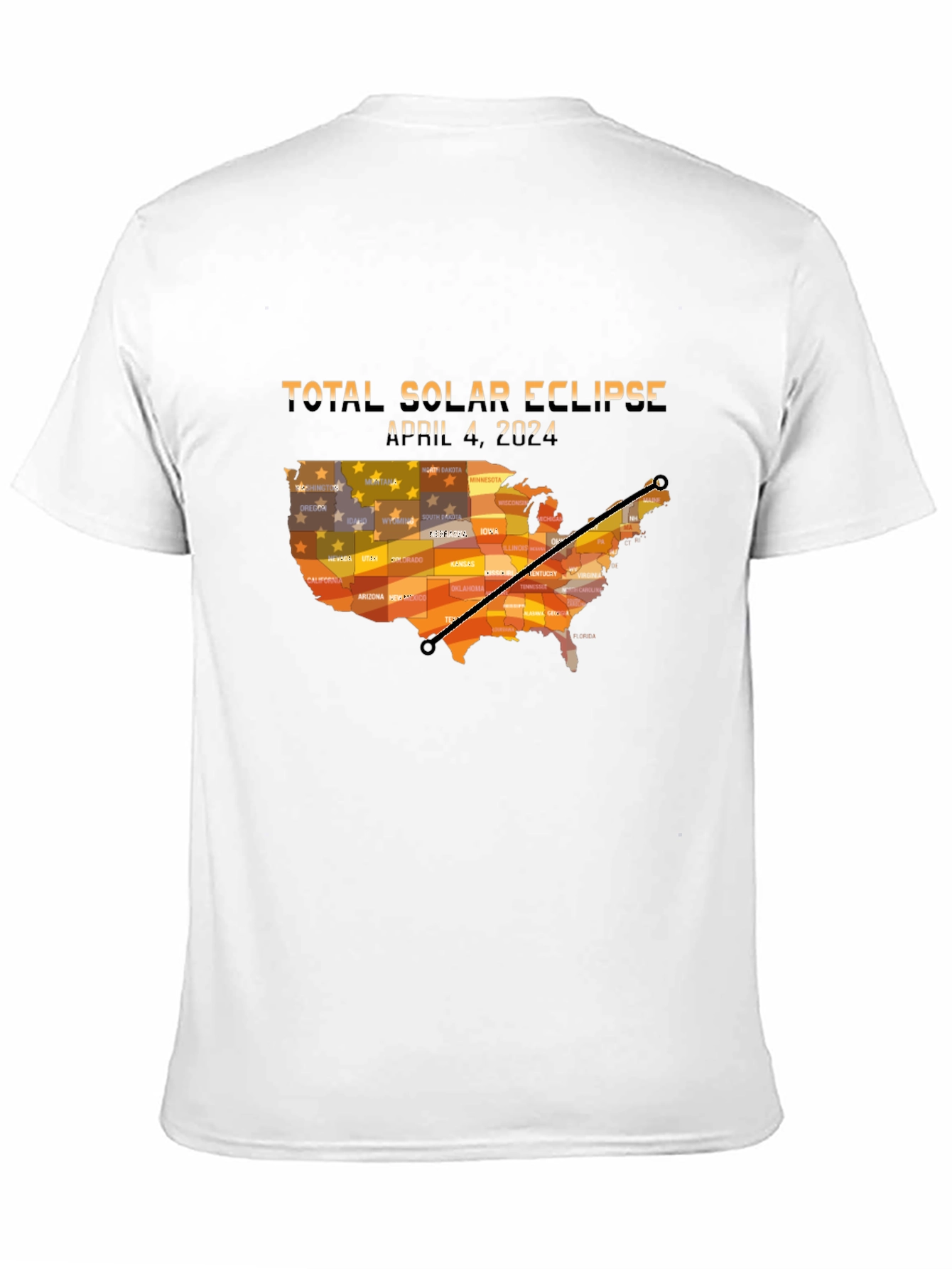 Total Solar Eclipse April 8 2024 USA T-Shirt