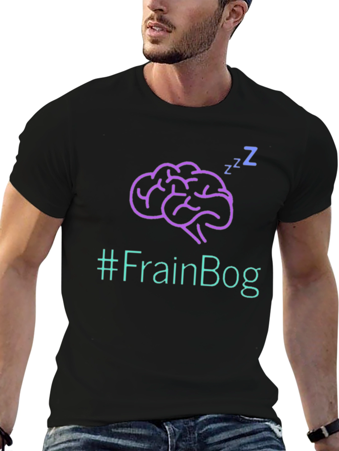 FrainBog Graphic Tee - Sleepy Brain T-Shirt