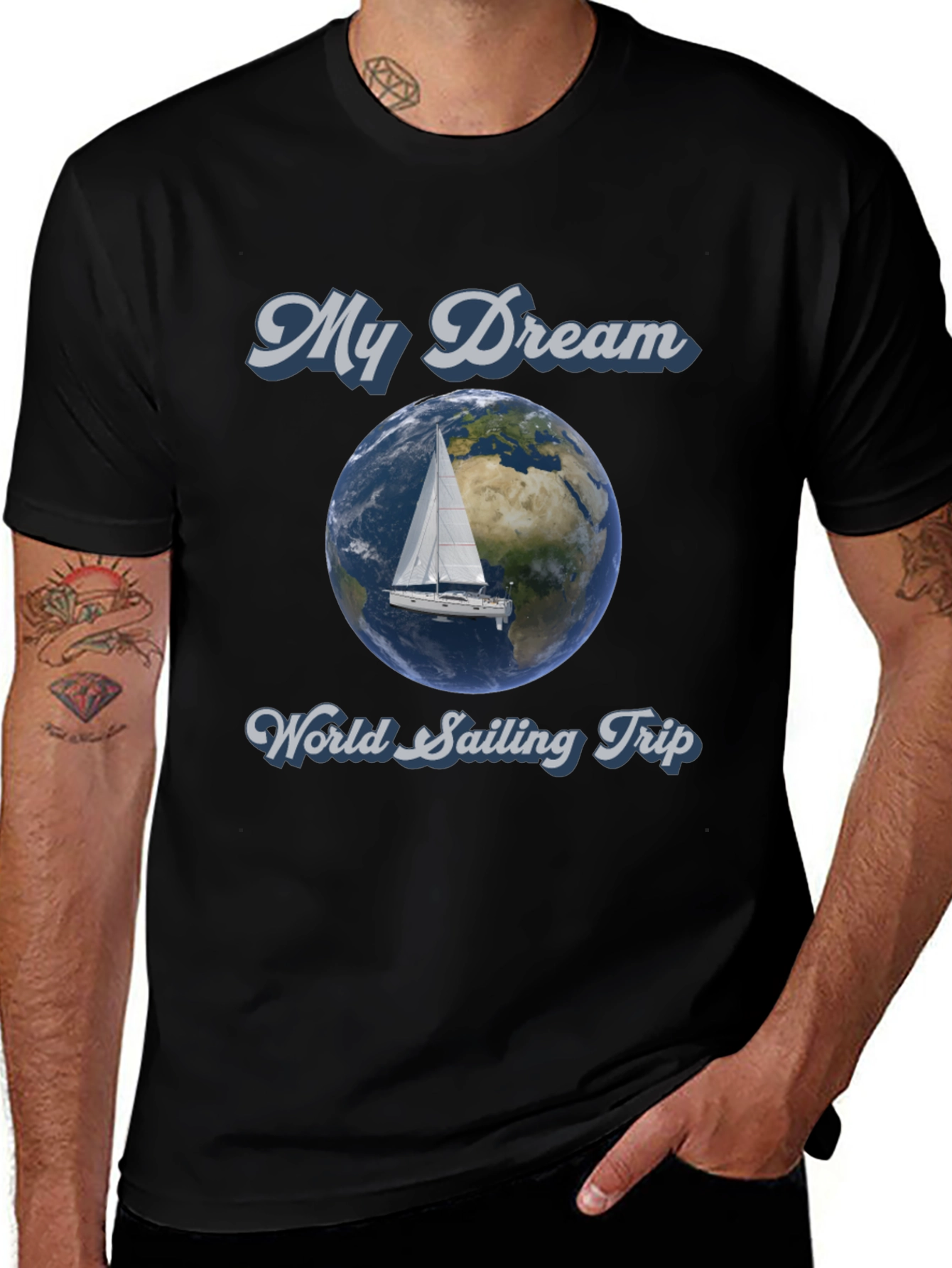 My Dream World Sailing Trip Graphic T-Shirt