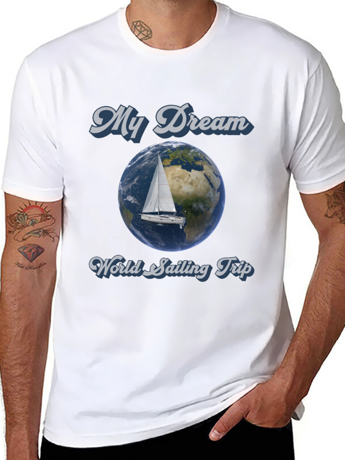 My Dream World Sailing Trip Graphic T-Shirt