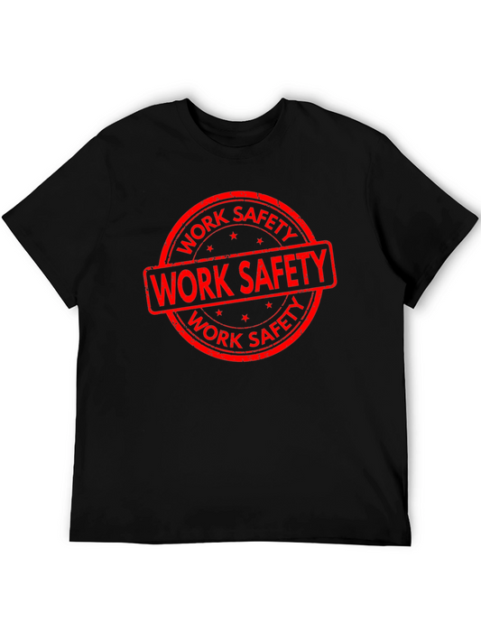 Work Safety Graphic Tee - Black