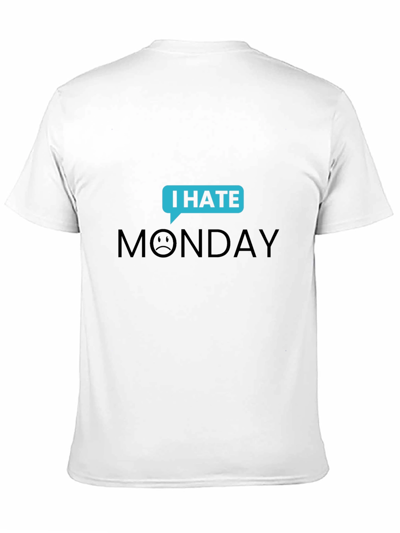 I Hate Monday Graphic T-Shirt - Black