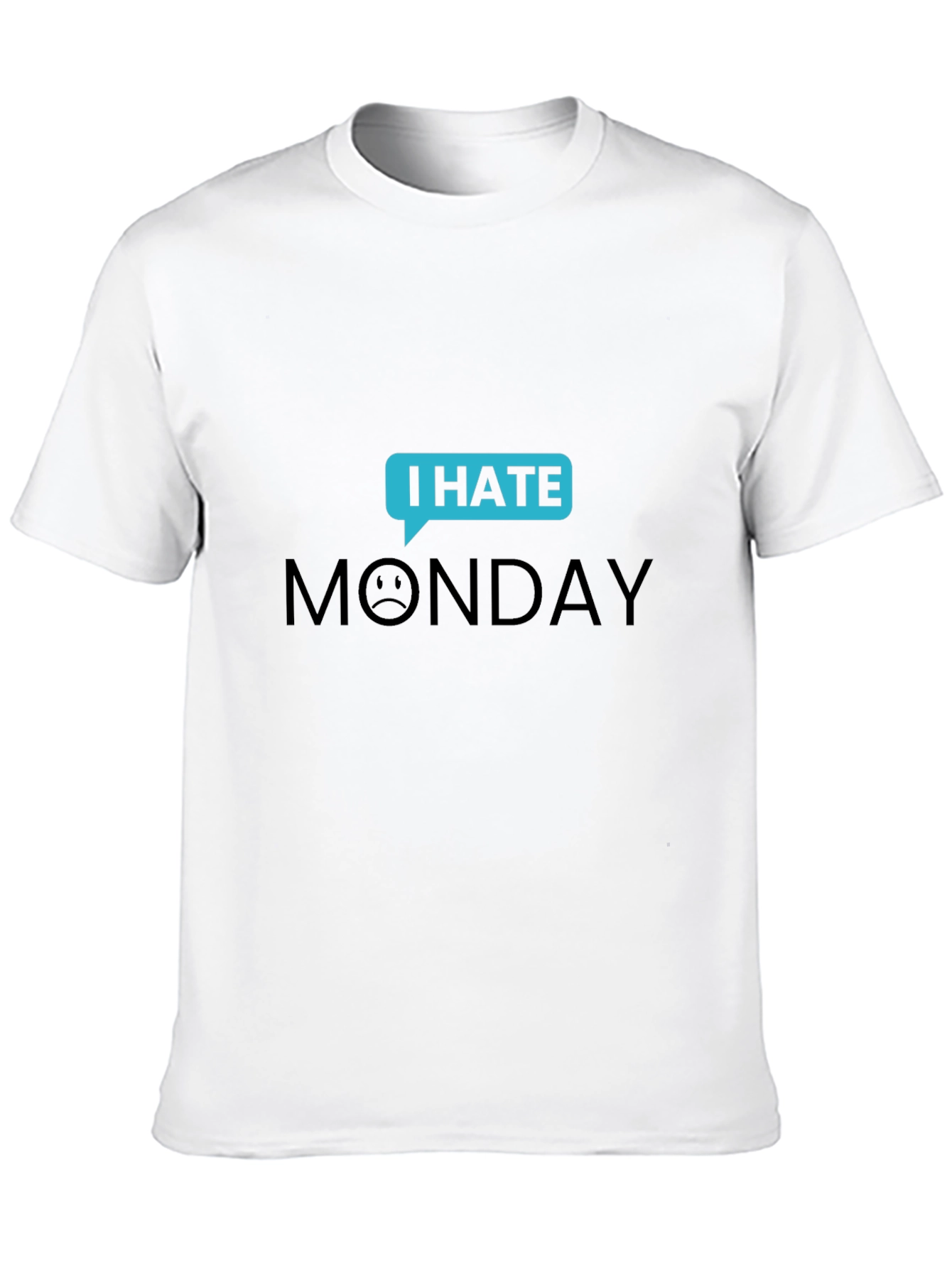 I Hate Monday Graphic T-Shirt - Black