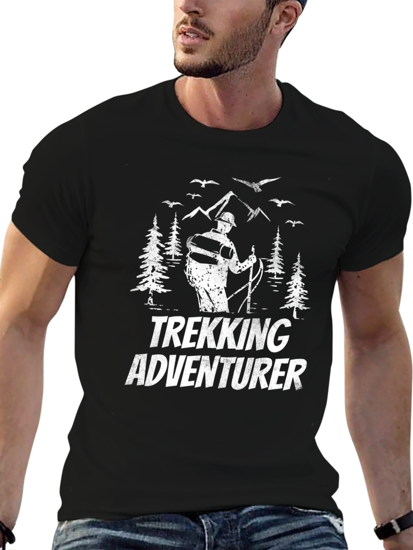 Trekking Adventurer Black T-Shirt