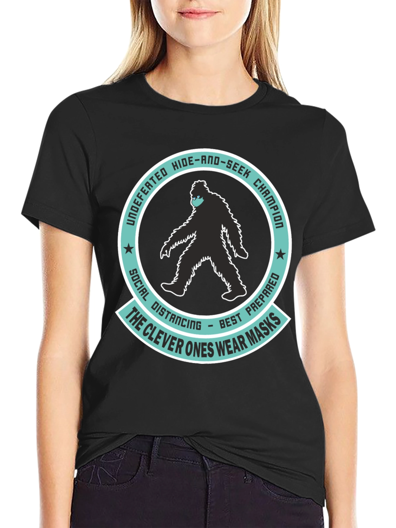 Bigfoot Social Distancing T-Shirt