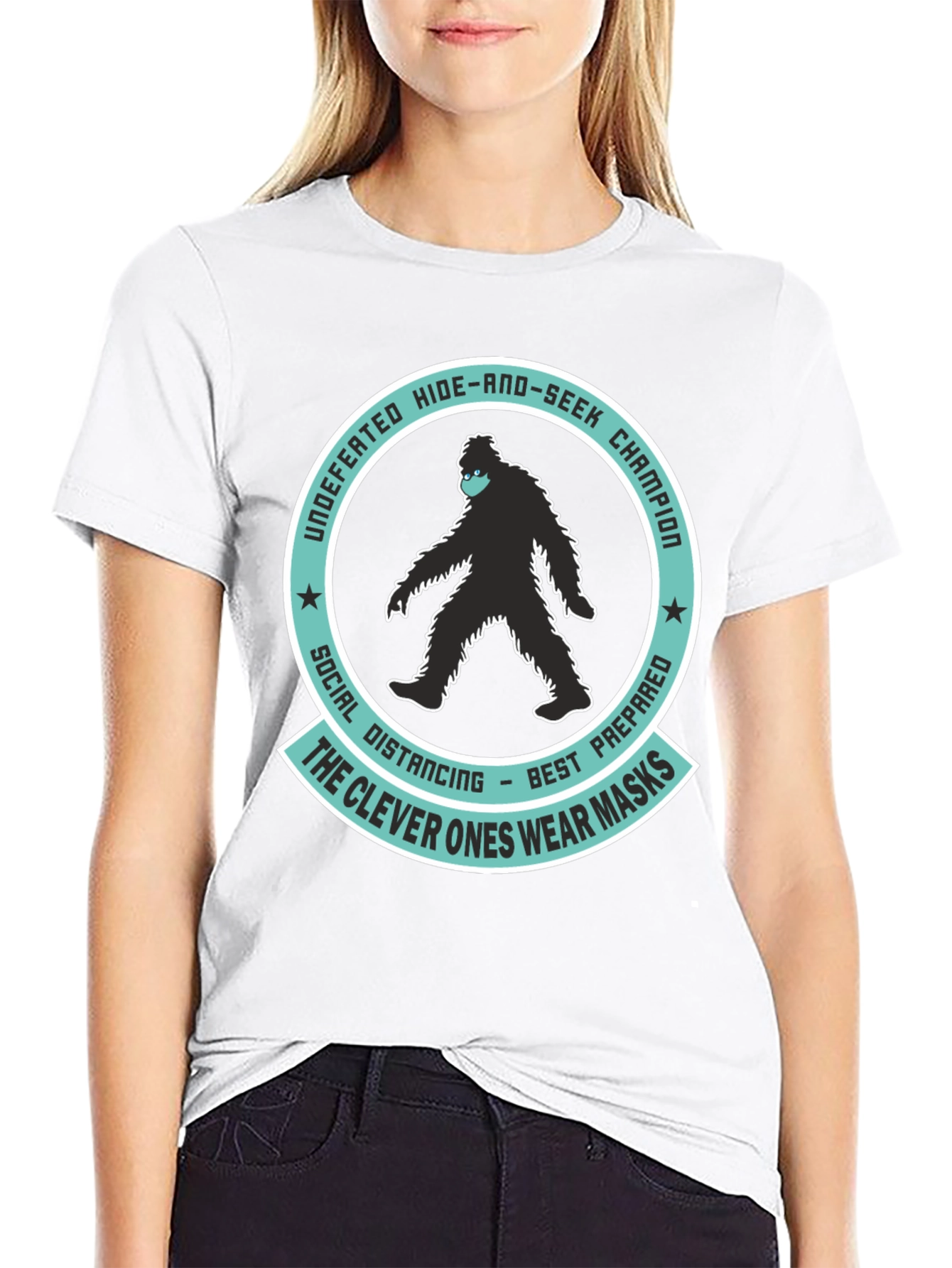 Bigfoot Social Distancing T-Shirt