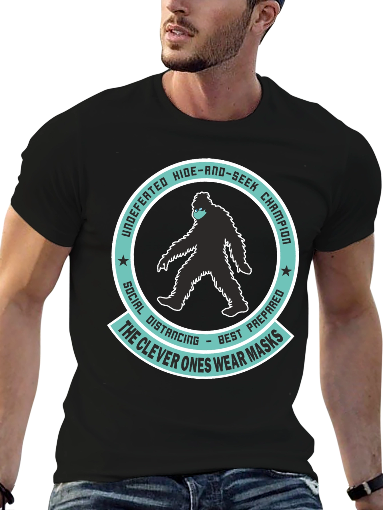 Bigfoot Social Distancing T-Shirt