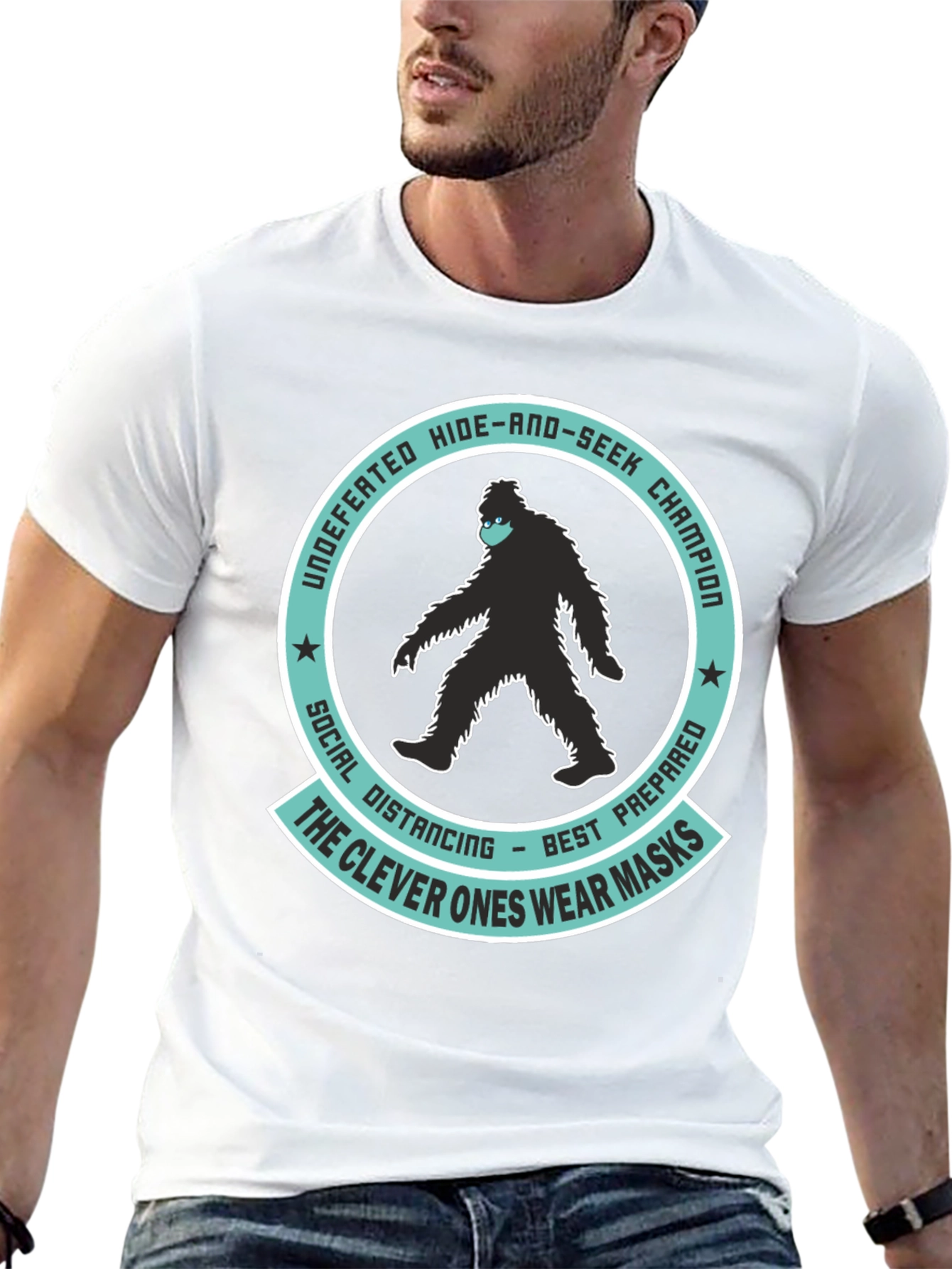 Bigfoot Social Distancing T-Shirt