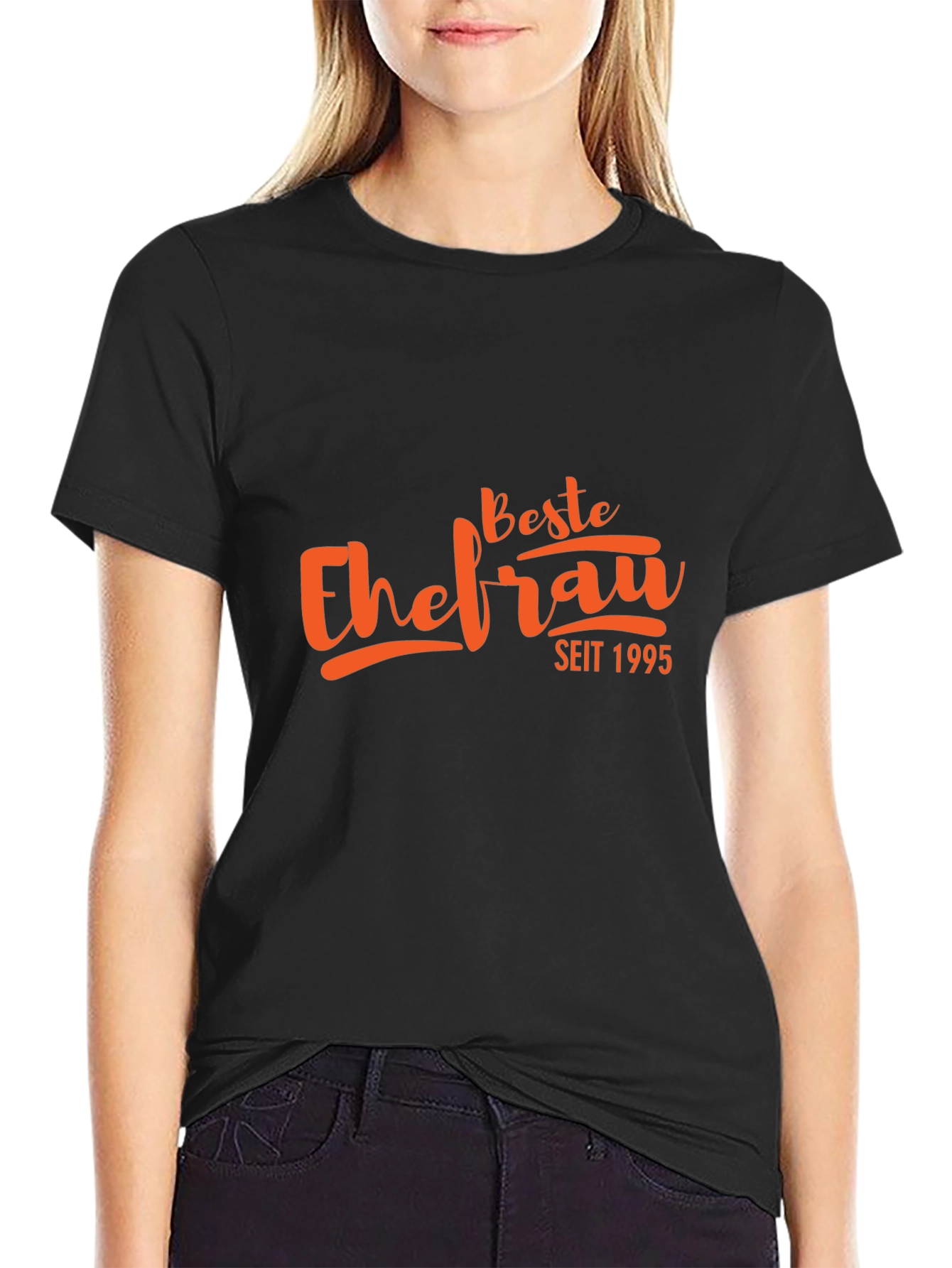 Beste Ehefrau Seit 1995 T-Shirt - Black