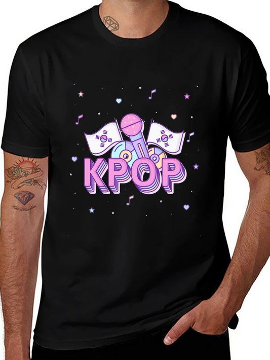 KPOP Graphic Tee - Stylish Music Fan Apparel