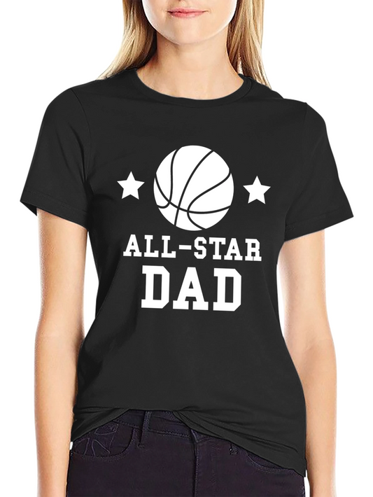 All-Star Dad Black T-Shirt