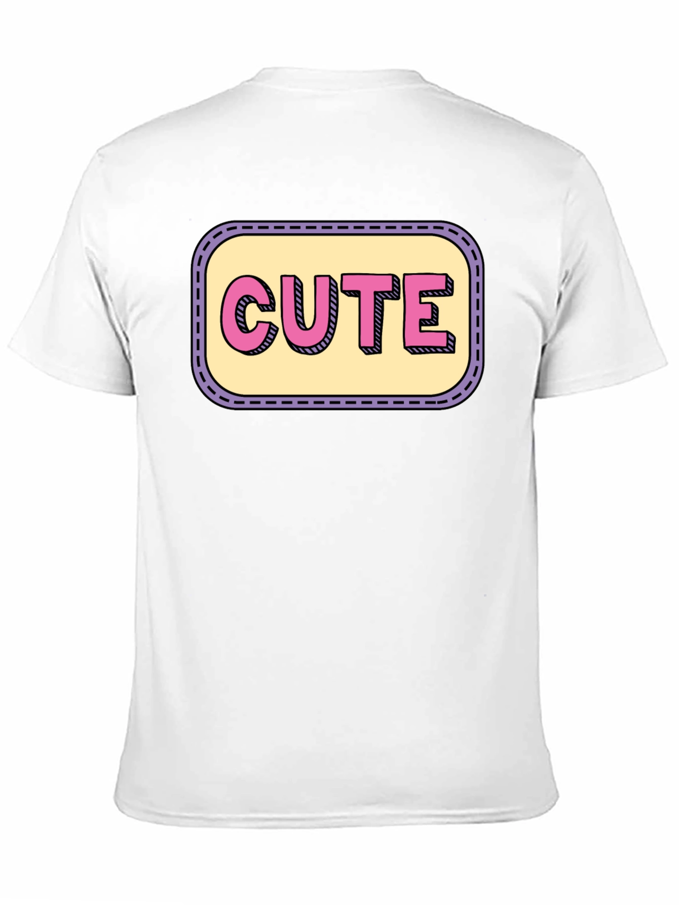 Cute Graphic Print Crew Neck T-Shirt