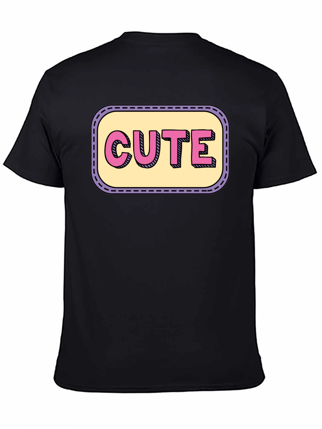 Cute Graphic Print Crew Neck T-Shirt