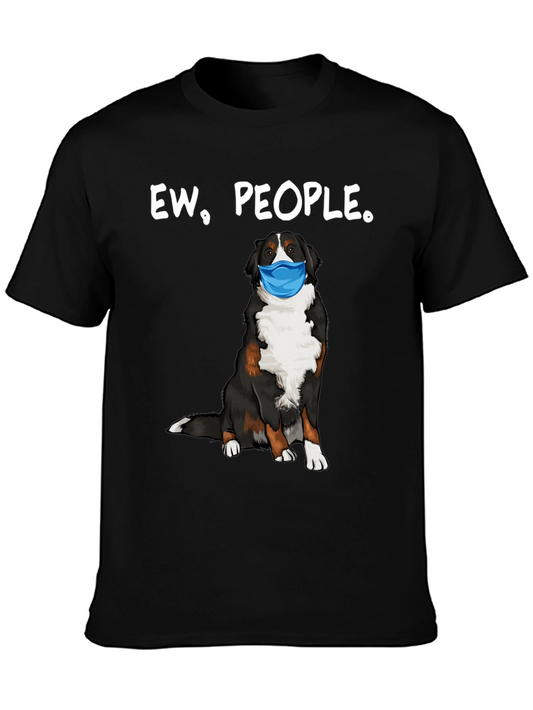 Ew People. Dog in Mask Graphic Tee