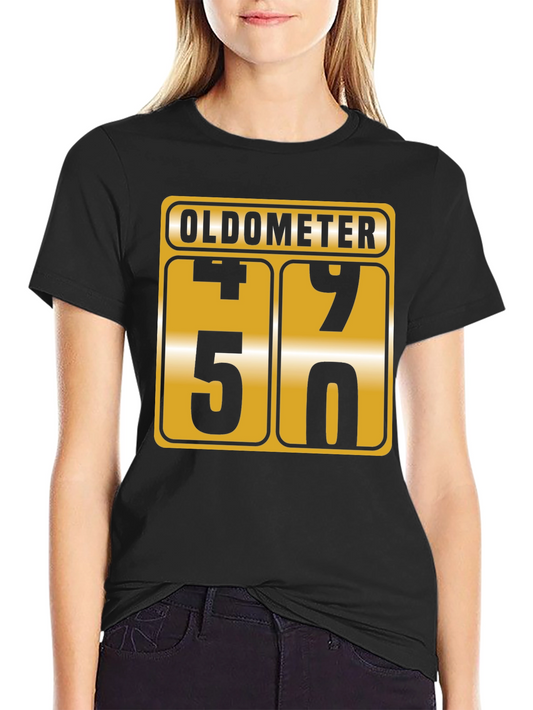 Funny 50th Birthday Oldometer T-Shirt