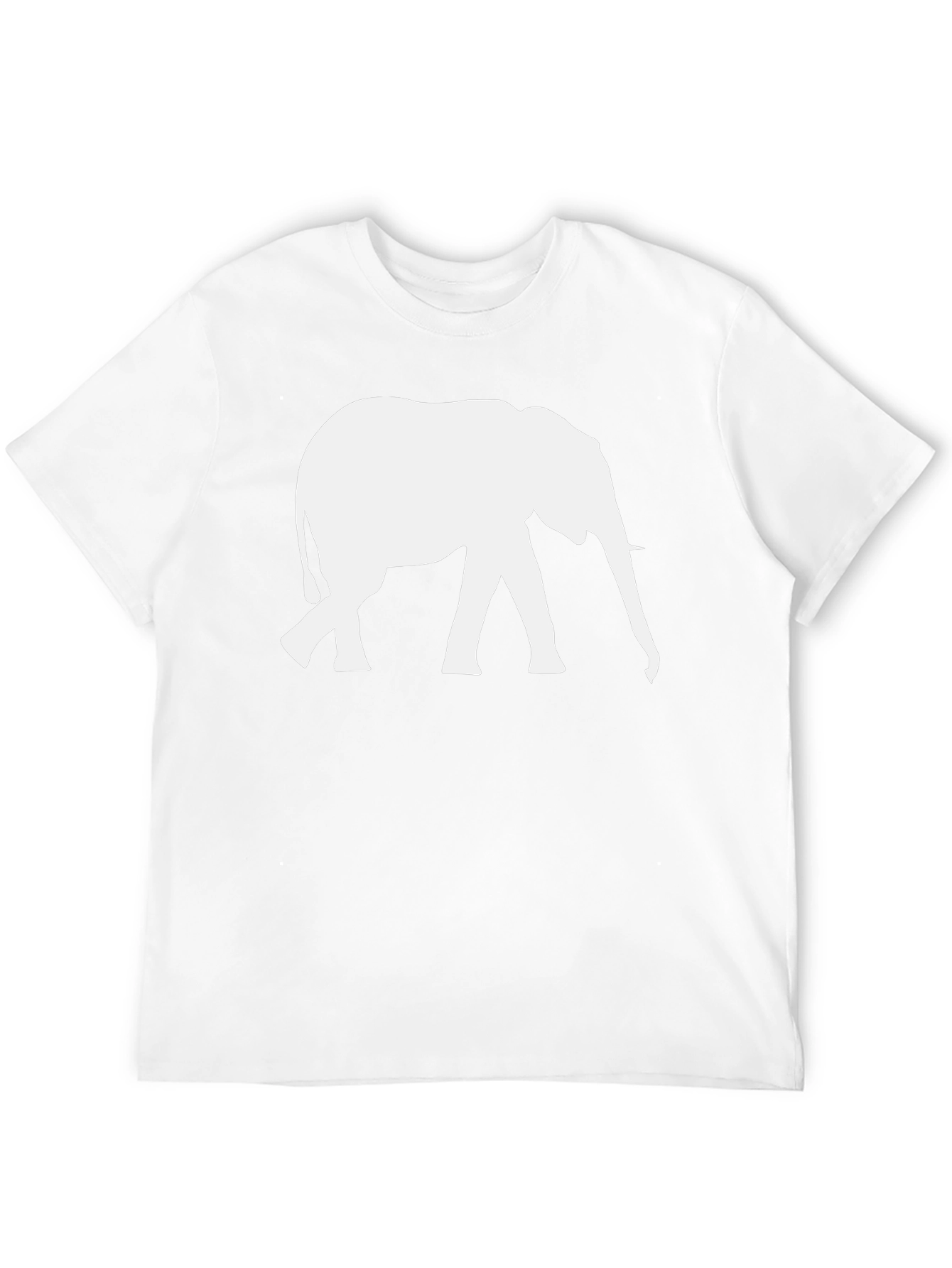 Elephant Graphic T-Shirt - Black Animal Print
