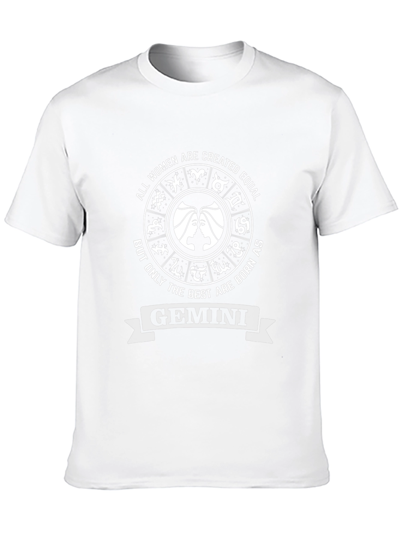 Gemini Zodiac Womens T-Shirt