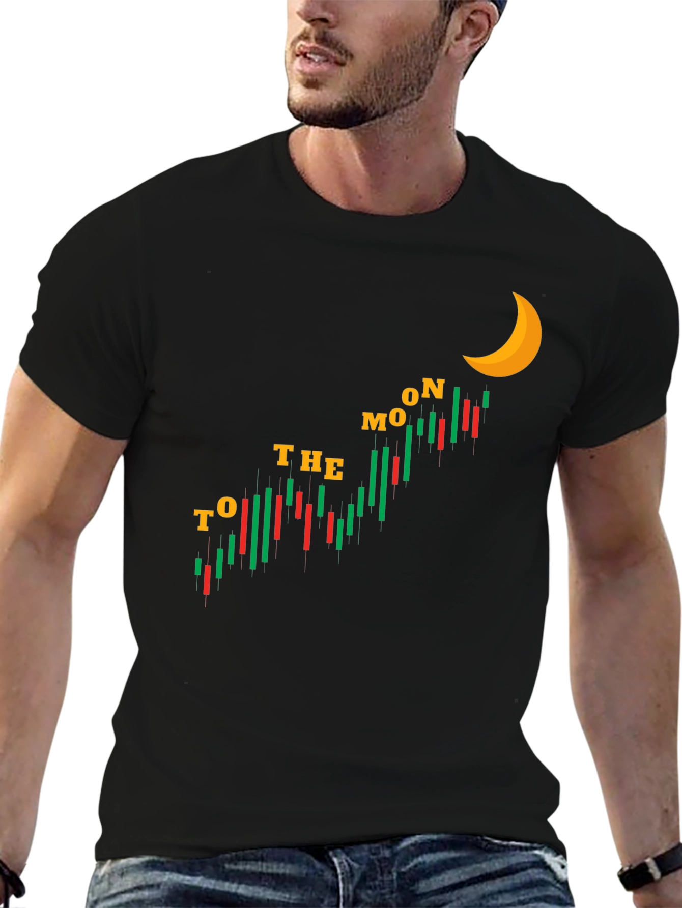 To The Moon Stock Market T-Shirt