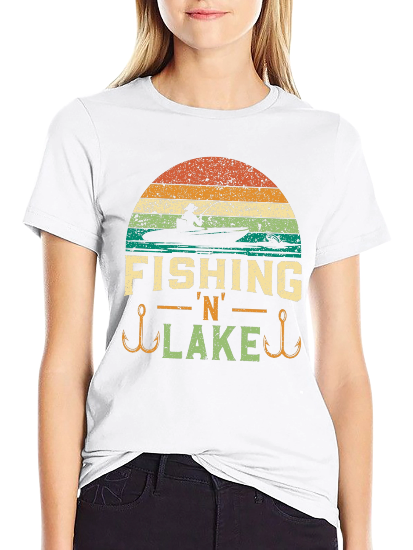 Fishing N Lake Graphic Tee
