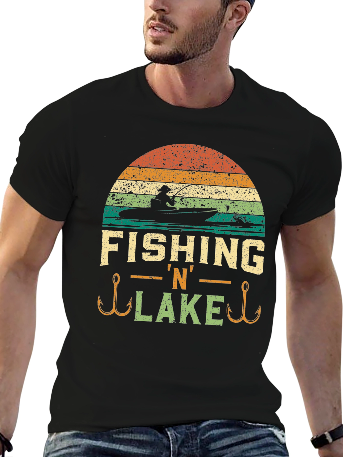Fishing N Lake Graphic Tee