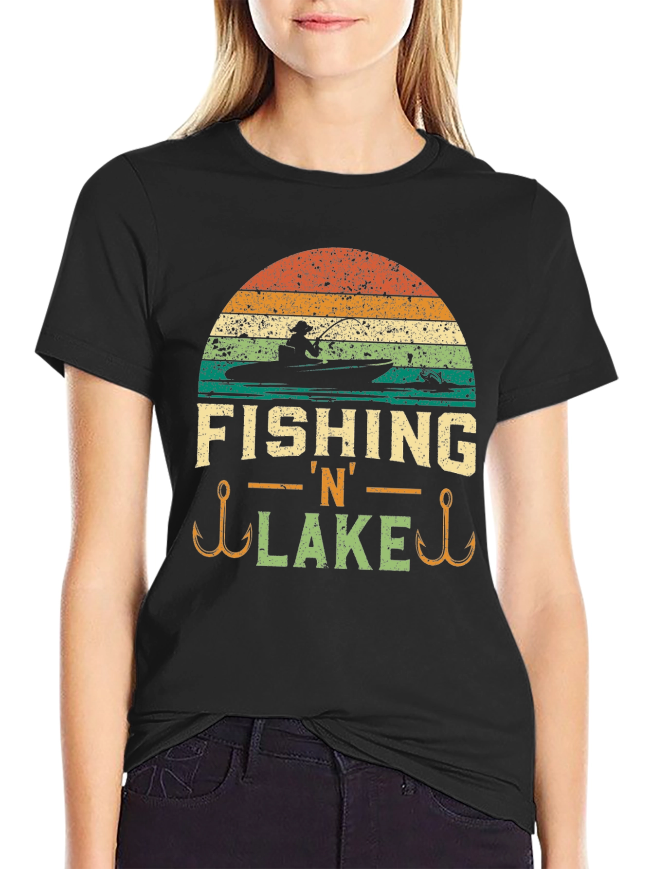 Fishing N Lake Graphic Tee