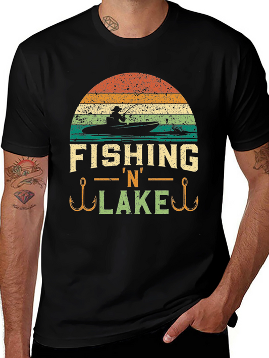 Fishing N Lake Graphic Tee