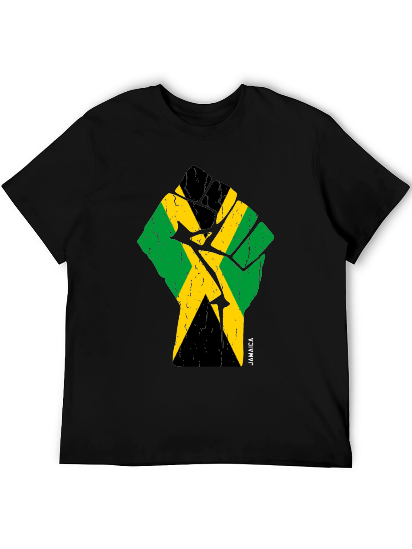Jamaica Fist T-Shirt - Black Pride Tee