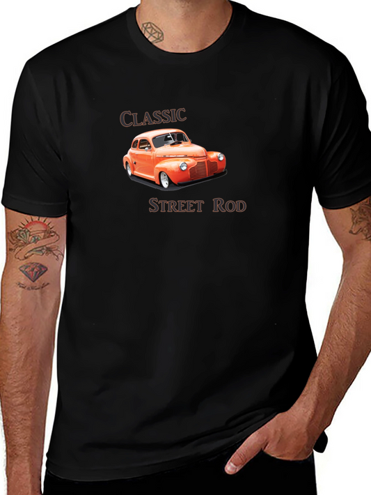 Classic Street Rod Graphic T-Shirt - Black