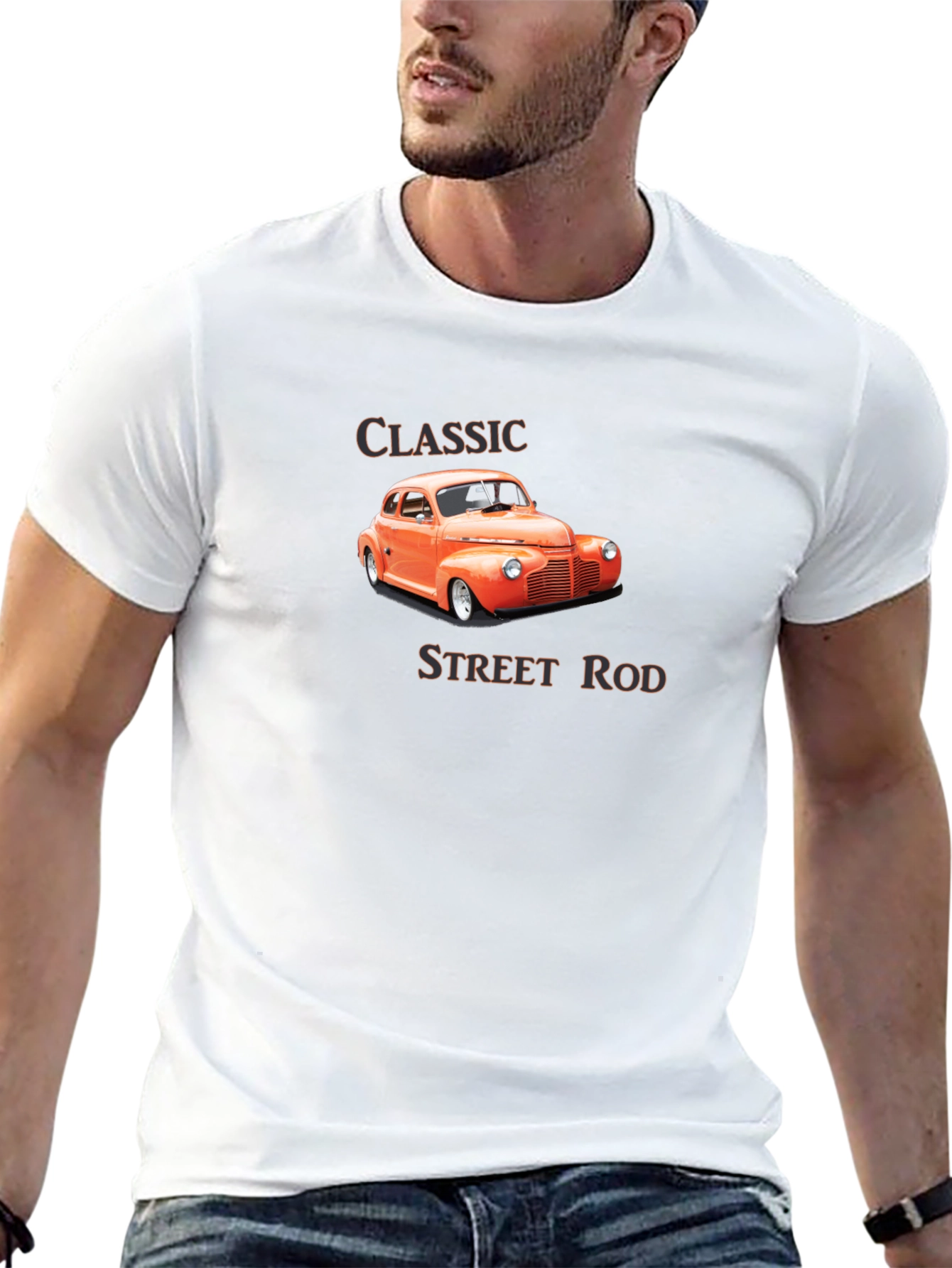 Classic Street Rod Graphic T-Shirt - Black