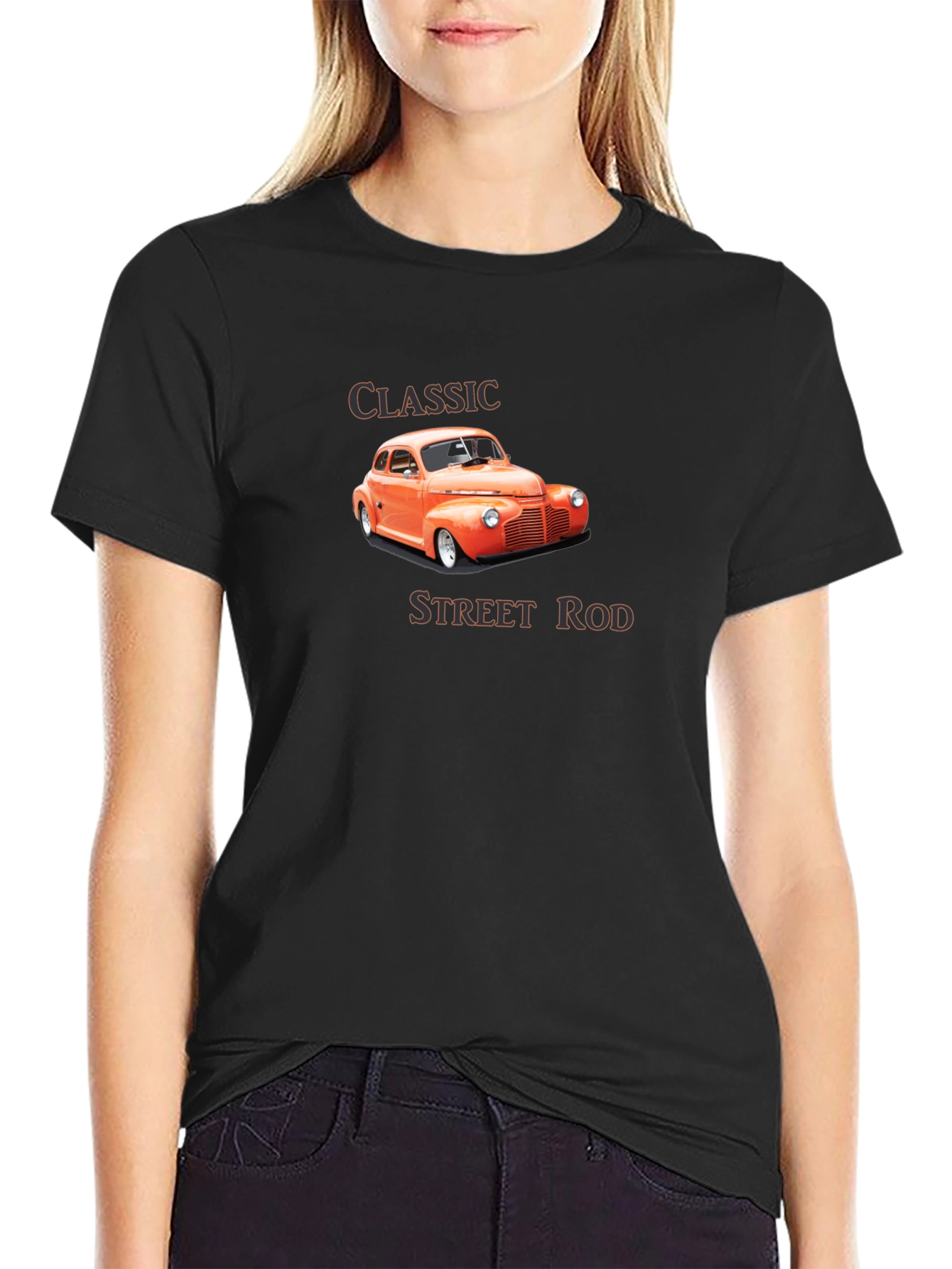 Classic Street Rod Graphic T-Shirt - Black