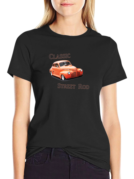 Classic Street Rod Graphic T-Shirt - Black