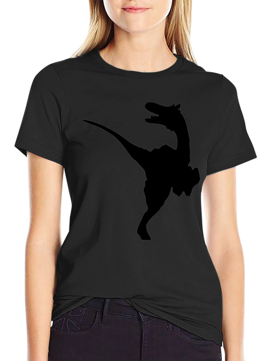 Dino Silhouette Black T-Shirt
