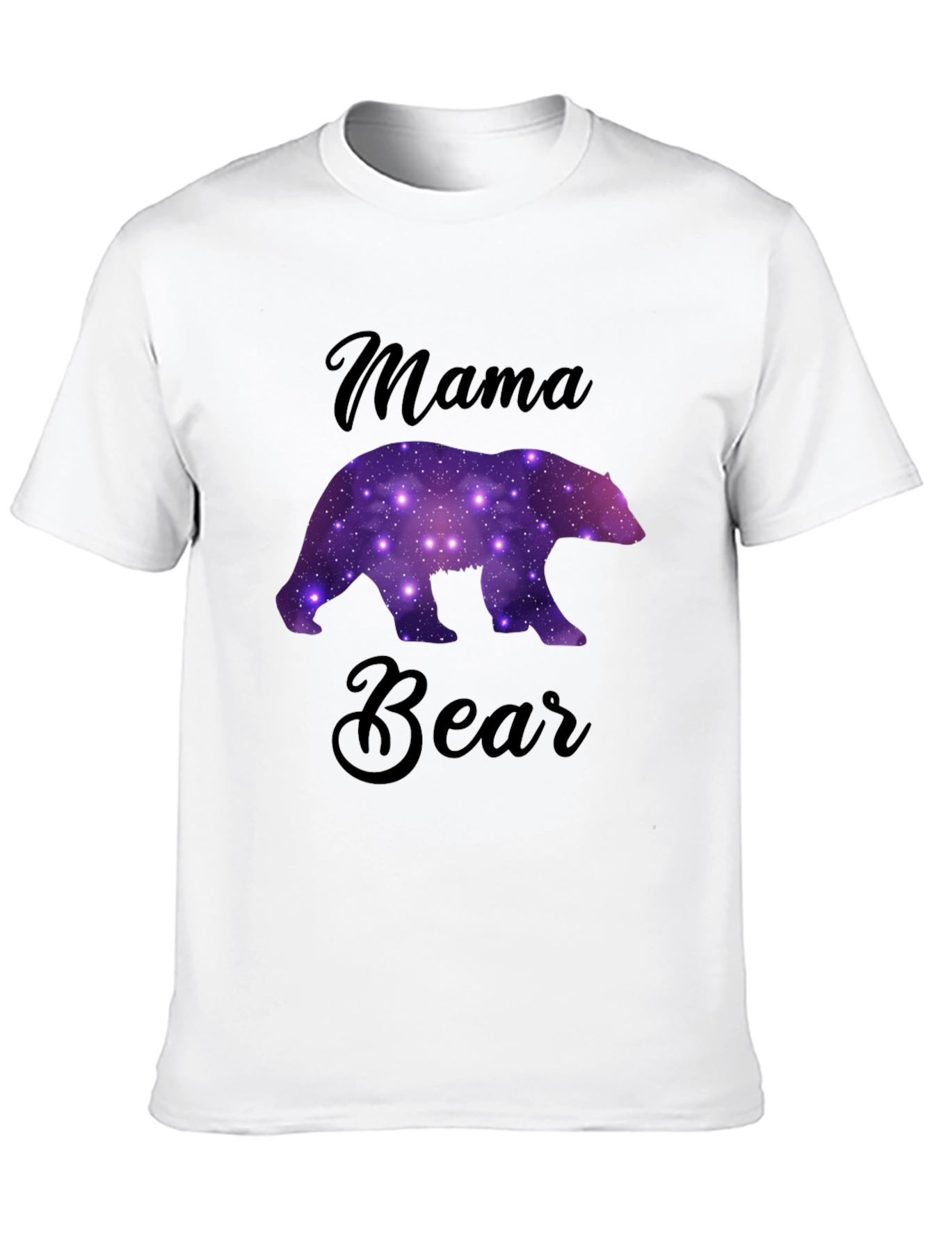Mama Bear Galaxy Graphic T-Shirt