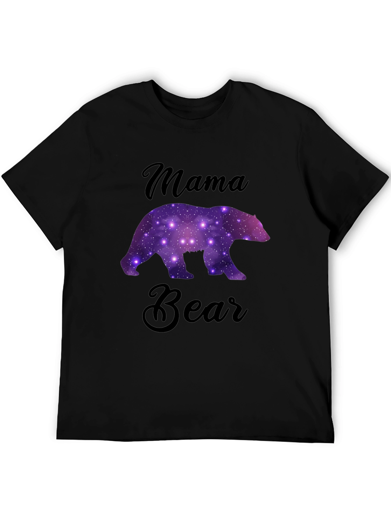 Mama Bear Galaxy Graphic T-Shirt
