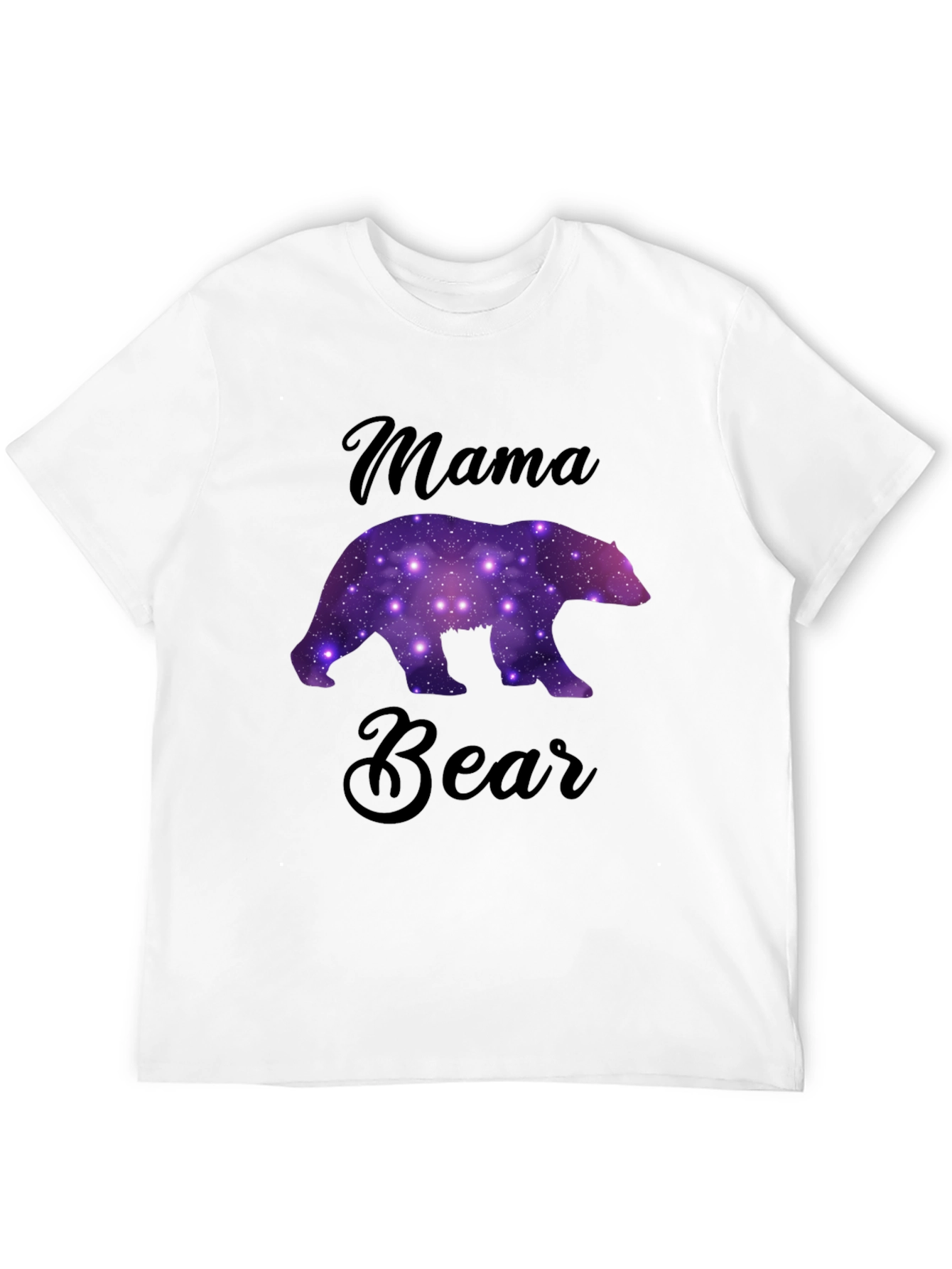Mama Bear Galaxy Graphic T-Shirt