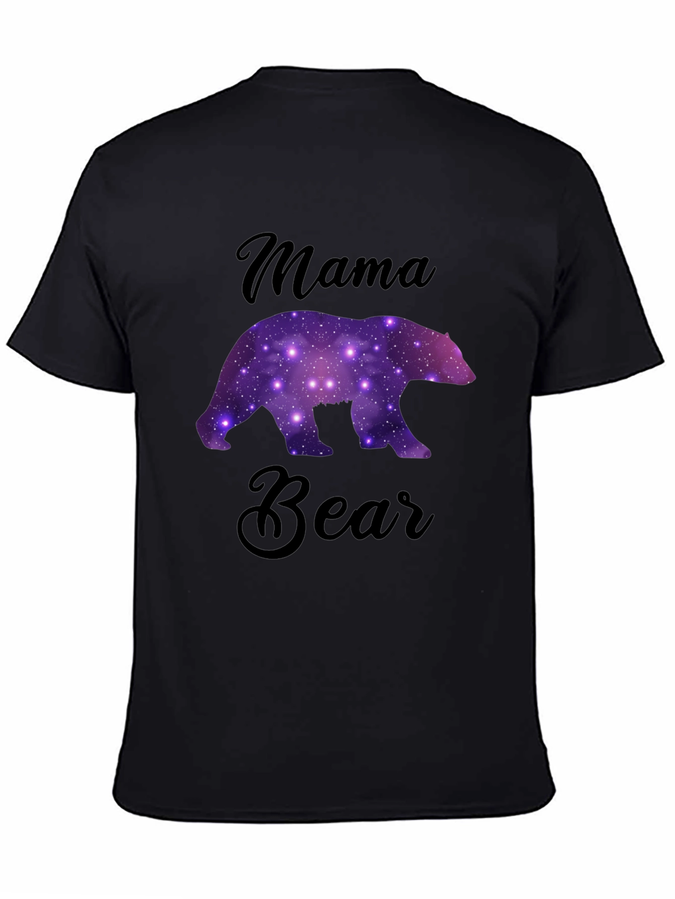 Mama Bear Galaxy Graphic T-Shirt