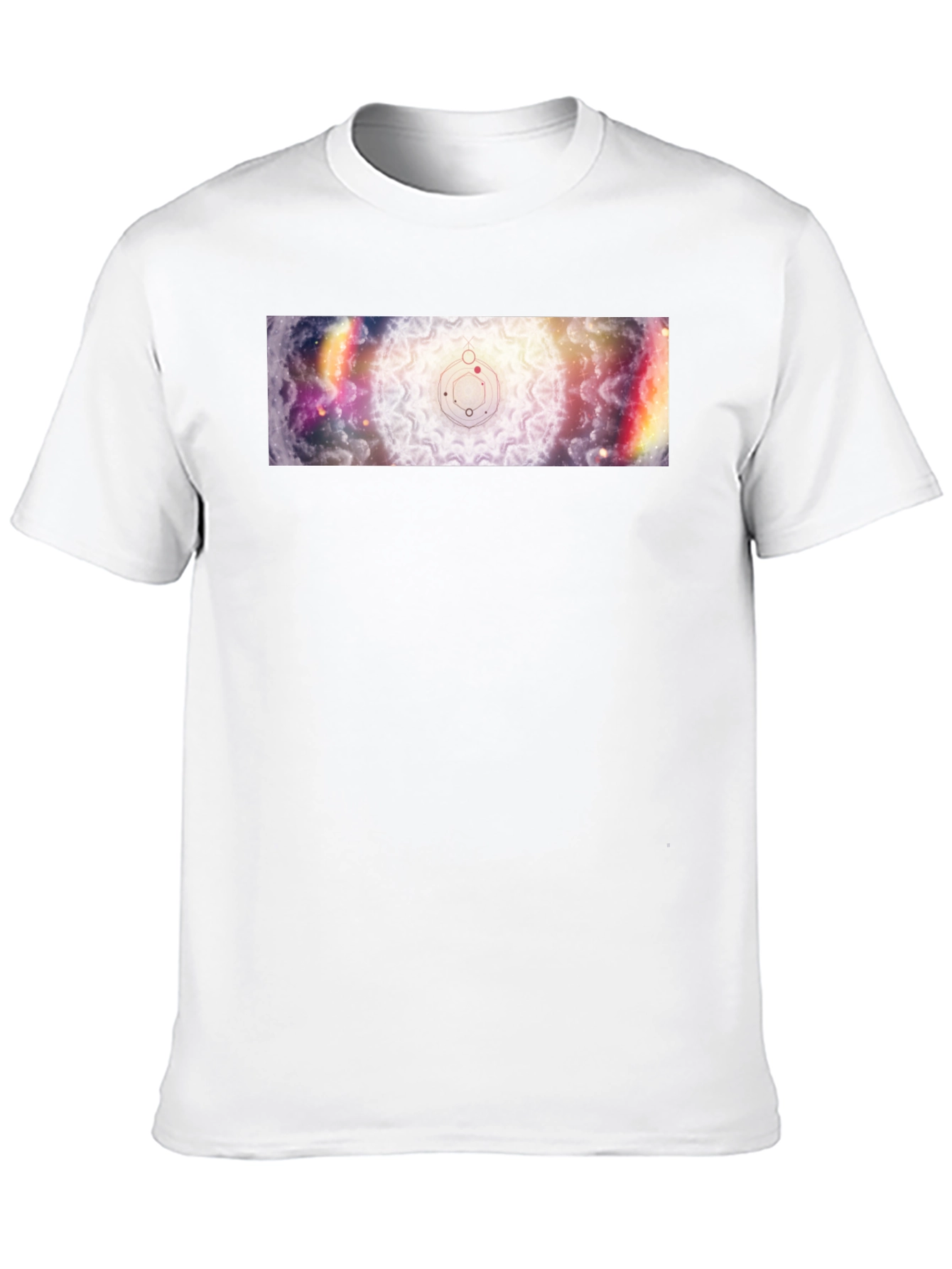 Celestial Mandala Graphic Black T-Shirt