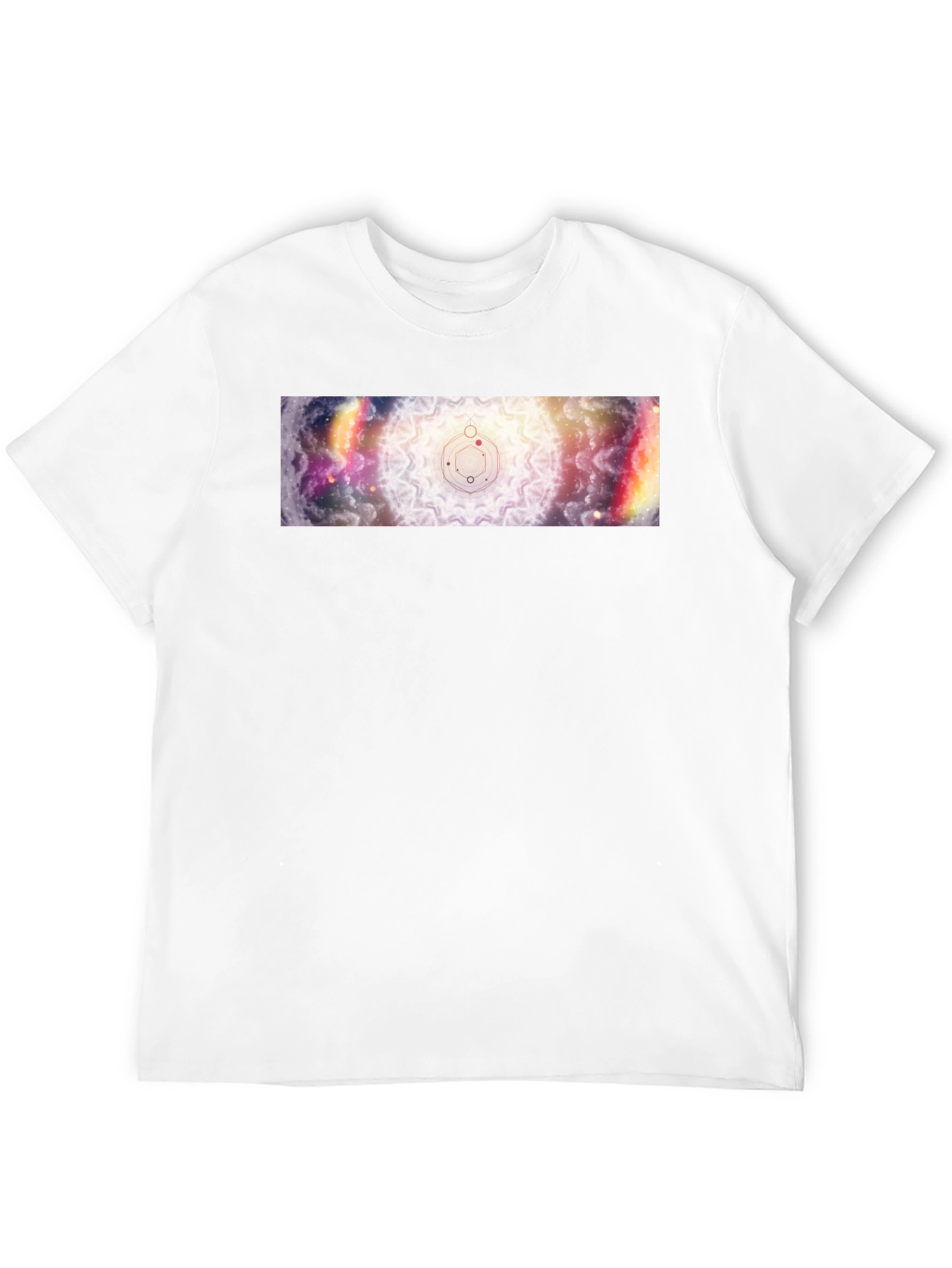 Celestial Mandala Graphic Black T-Shirt