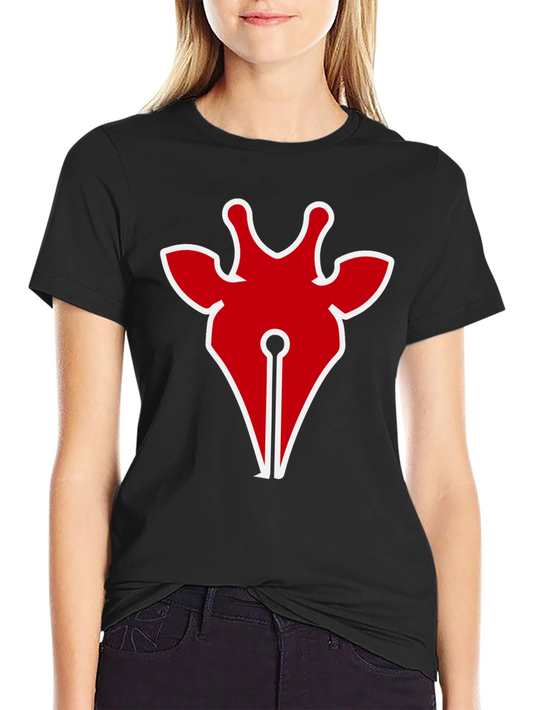 Giraffe Head Graphic Tee - Cool Animal Design