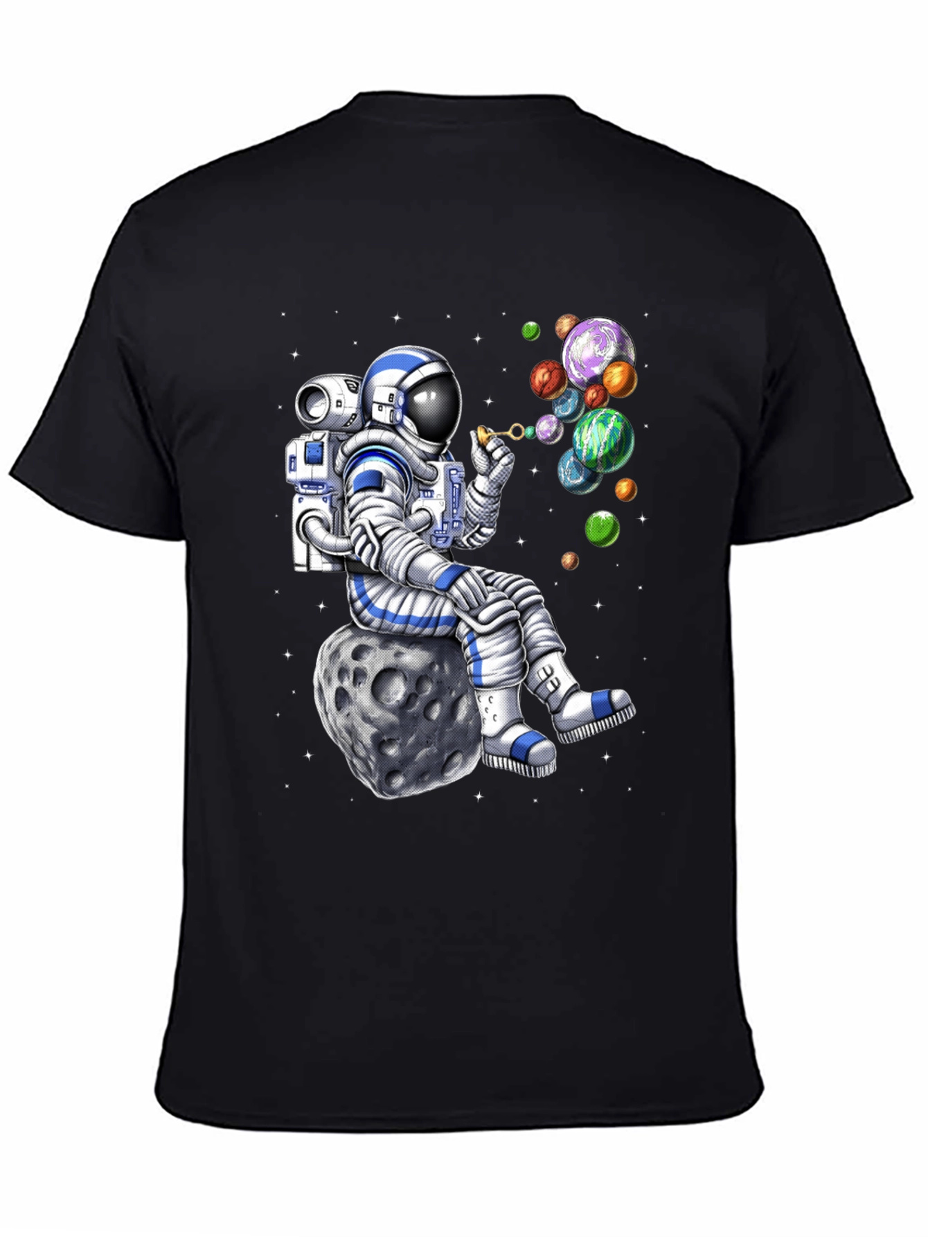 Astronaut Blowing Bubbles T-Shirt