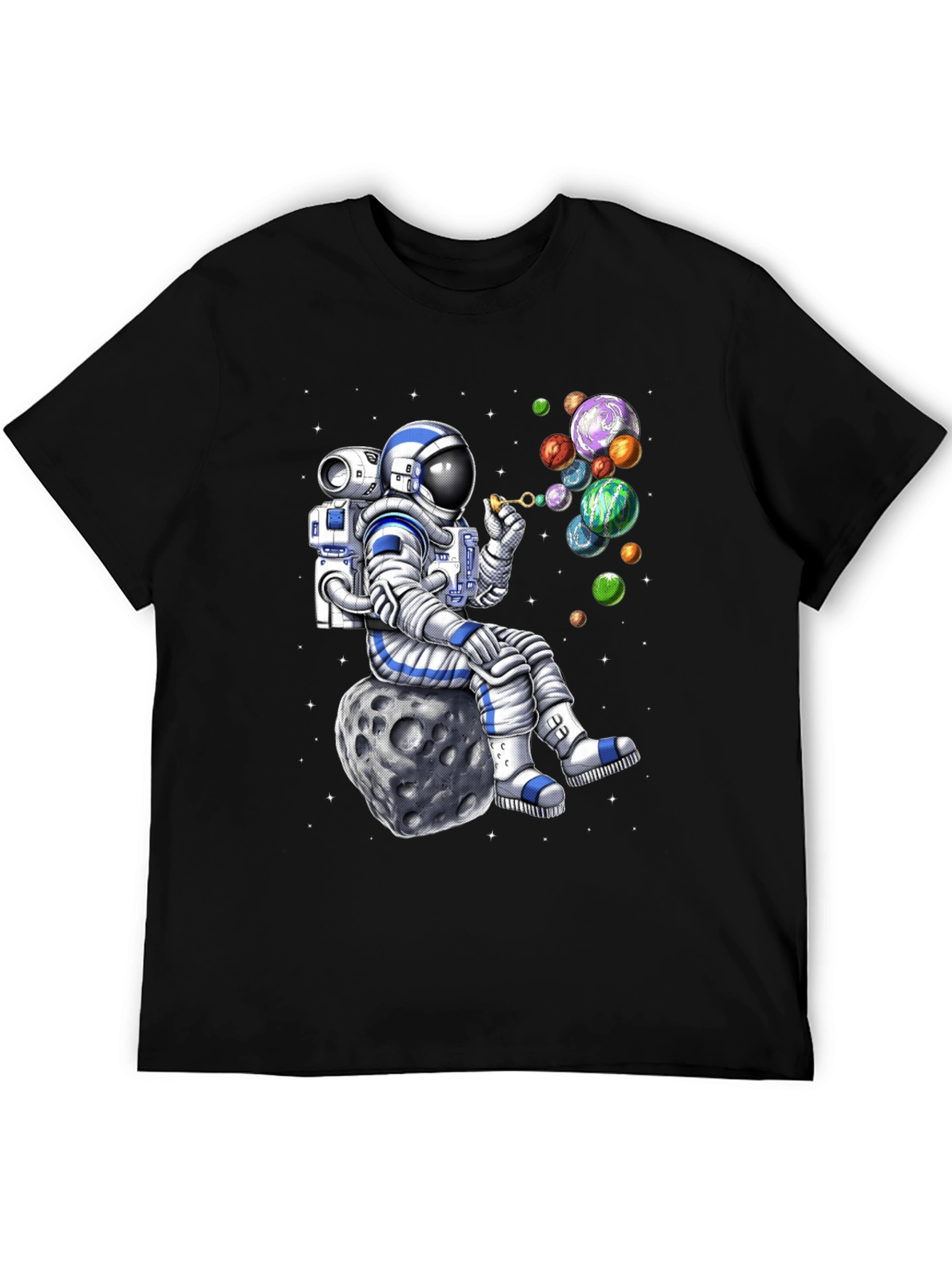 Astronaut Blowing Bubbles T-Shirt