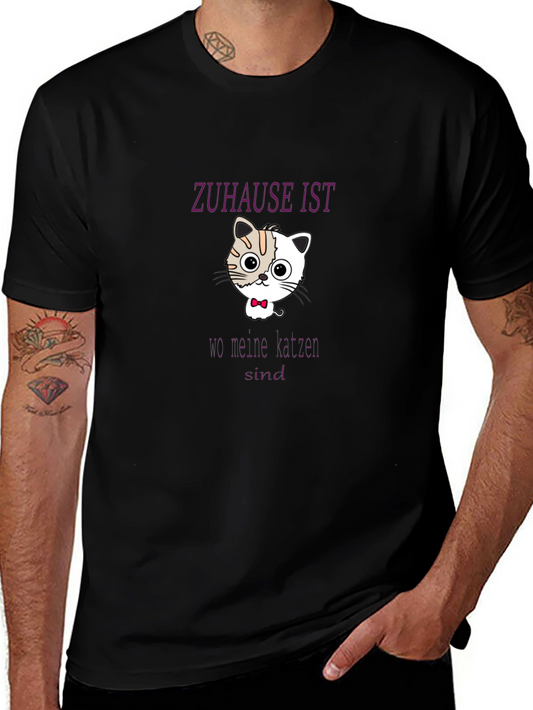 Cute Cat T-Shirt - Zuhause ist wo deine Katzen sind