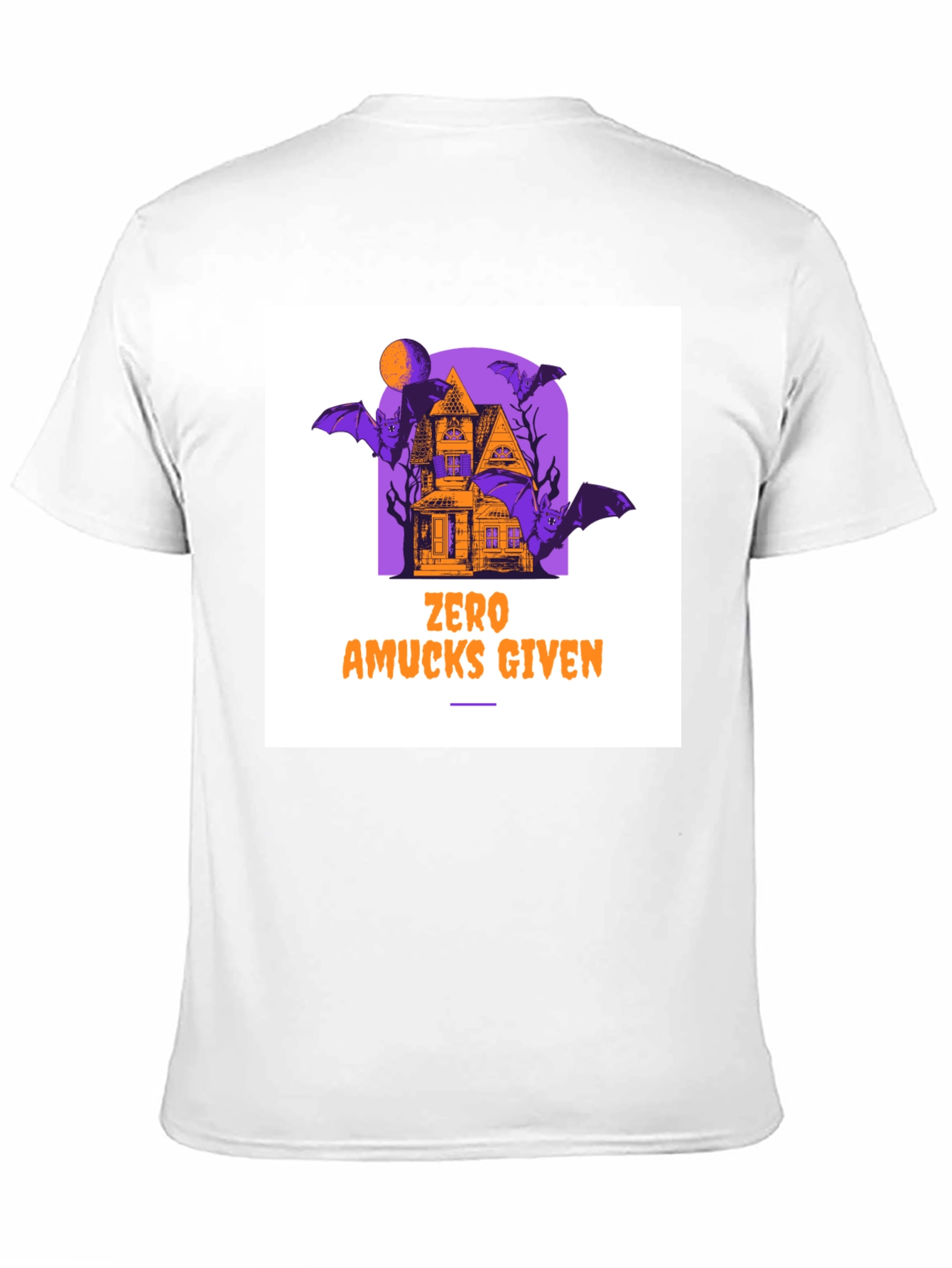 Zero Amucks Given Halloween Graphic T-Shirt