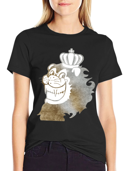 King Lion Graphic T-Shirt - Black Tee