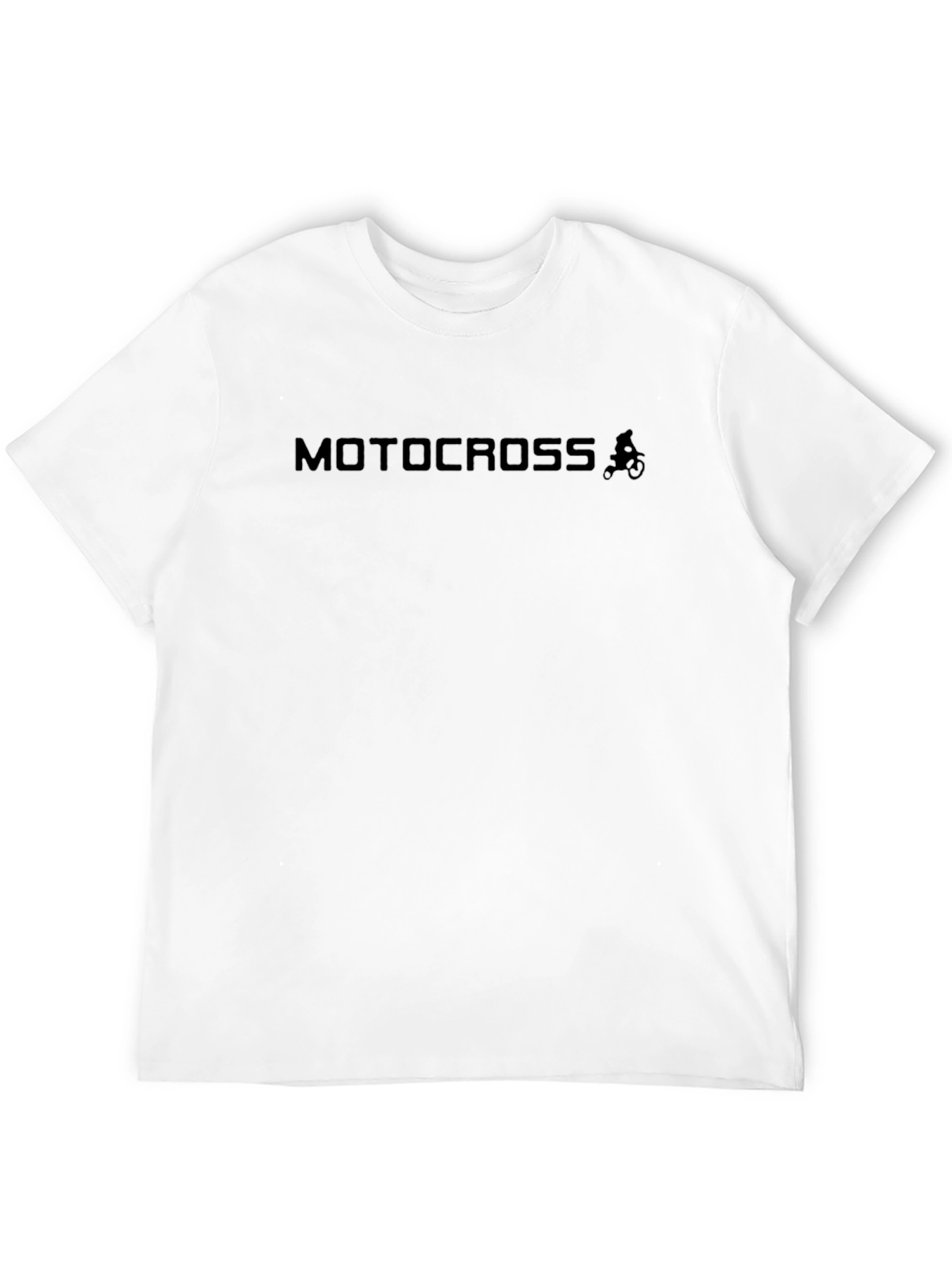 Mens Black Motocross Graphic T-Shirt